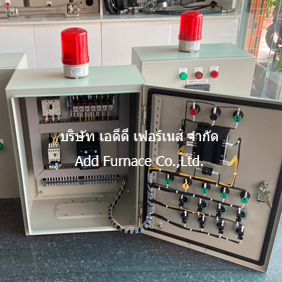 ตู้คอนโทรลควบคุมอุณหภูมิพร้อมระบบจุดไฟอัตโนมัติต่อเบอร์เนอร์ 1 จุด
,Burner Control Power Control Panel